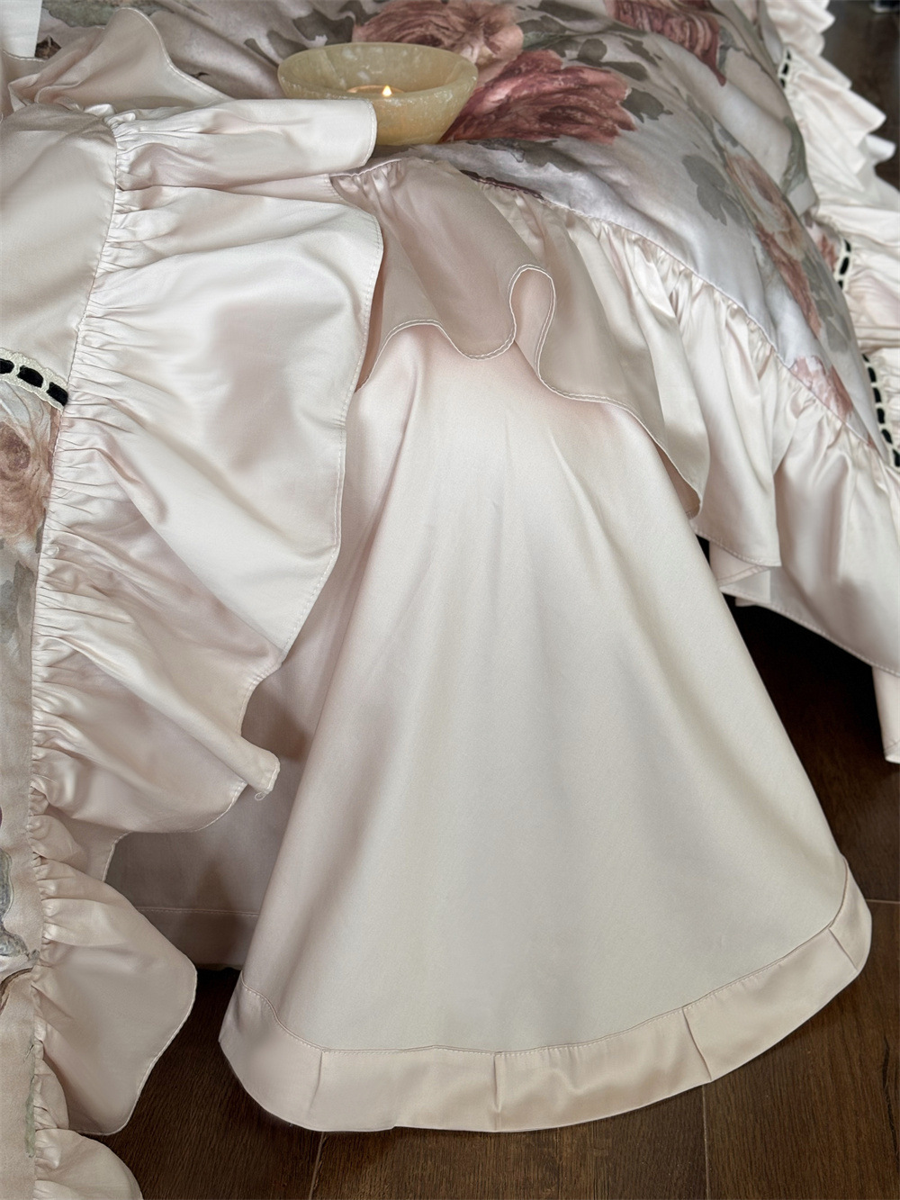 French-style romantic Australian cotton four-piece set, all-cotton rose digital printed quilt cover, soft bedding pic 13