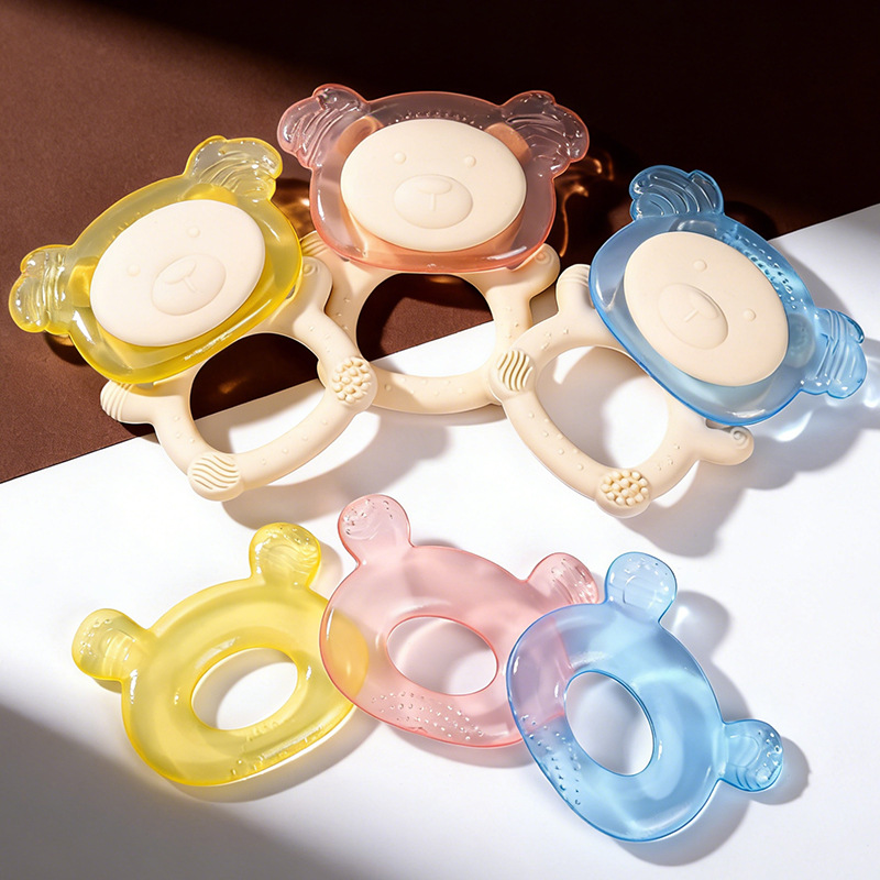 硅胶冰冻磨牙棒婴儿宝宝防戒吃手咬胶玩具注水拆卸婴儿食品级牙胶详情18