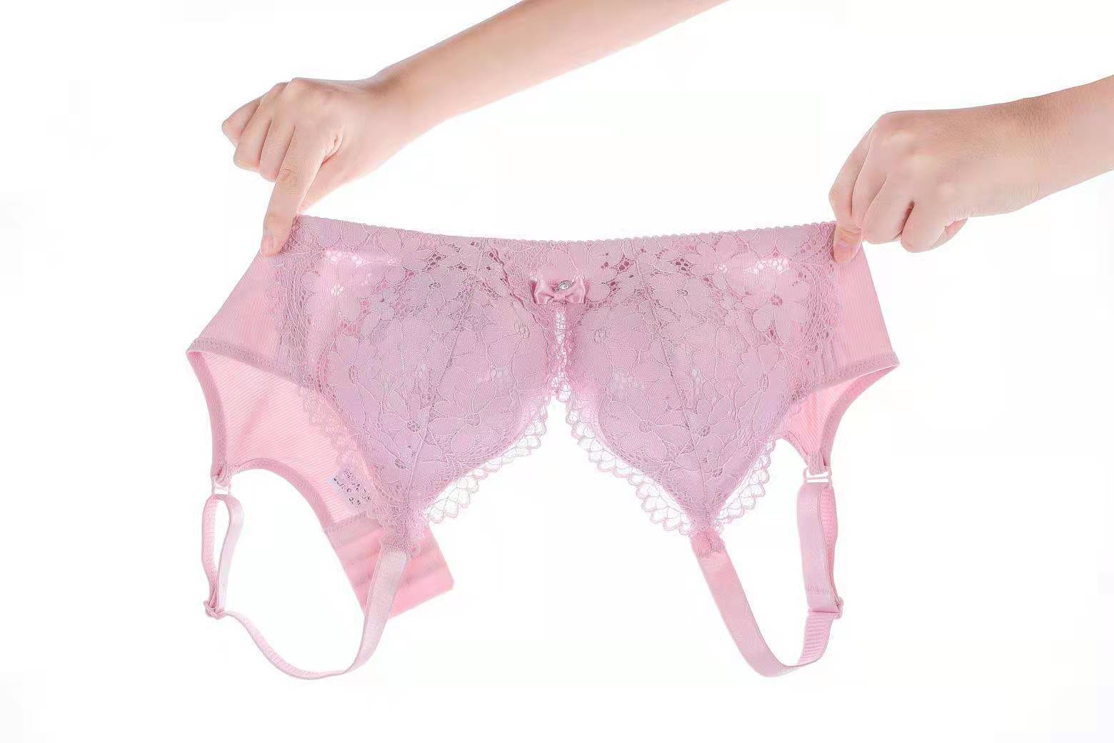 Cross-border export lace bras without steel loops, medium thick cup copper fiber lining, small breasts, gathering anti-sagging three-breasted underwear pic 12