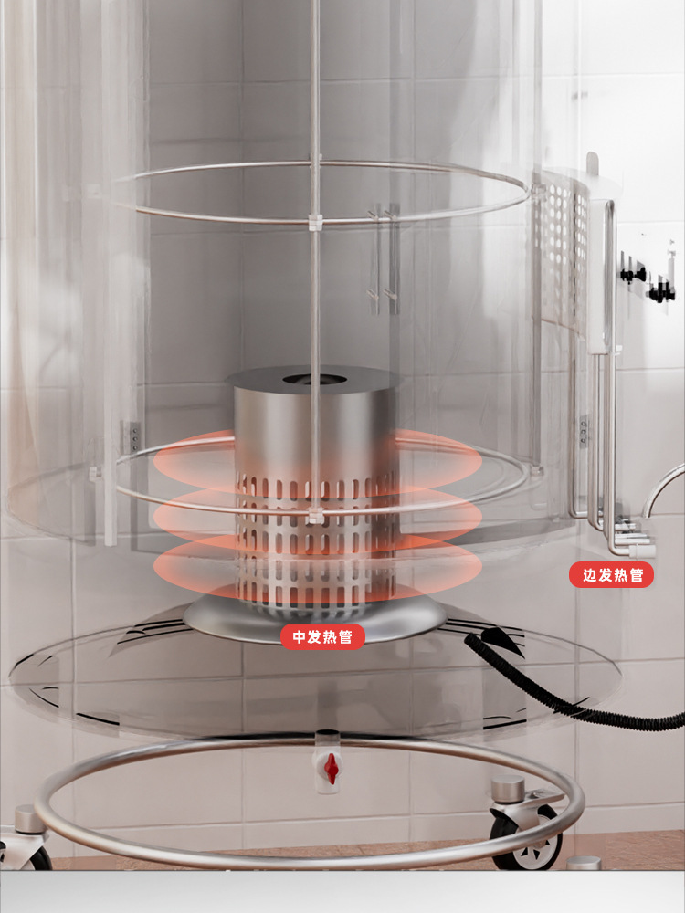Wholesale of commercial large-capacity roast duck ovens, fully automatic rotary electric heating equipment for roast chicken and goose in roast meat stores pic 9