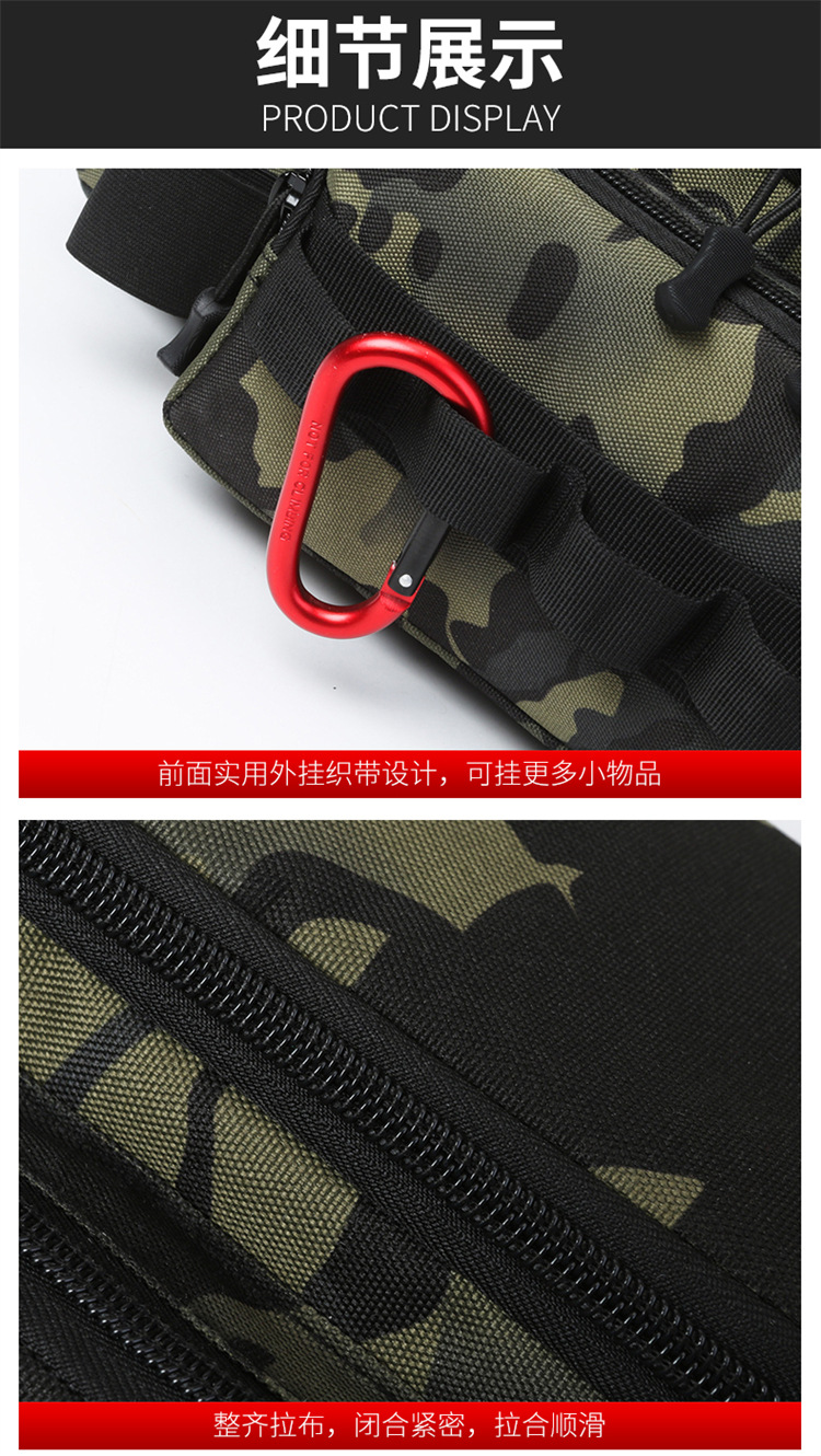 Lu Ya Bag, multi-functional waist bag, single-shoulder backpack, fishing crossbody bag, fishing gear rod bag, fishing storage bag, complete set of equipment pic 35
