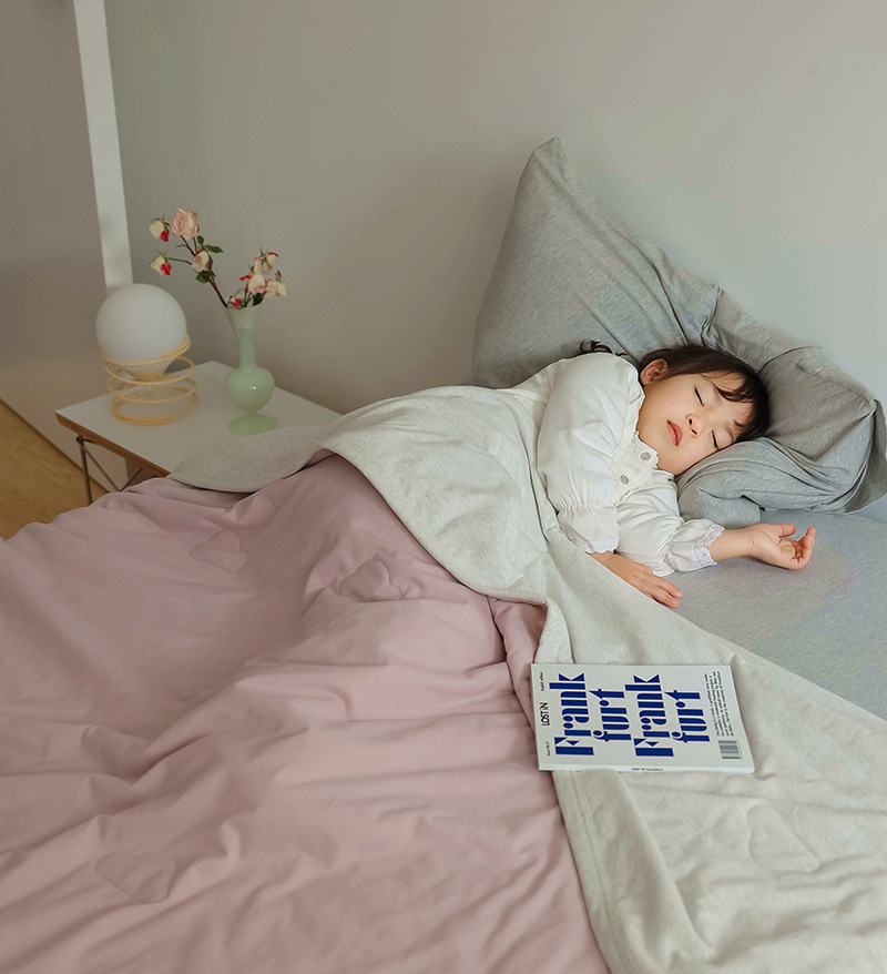 Simple Japanese Muji soft knitted cotton Tianzhu cotton quality two-color summer cool quilt, machine washable, water-washable air-conditioned quilt pic 29