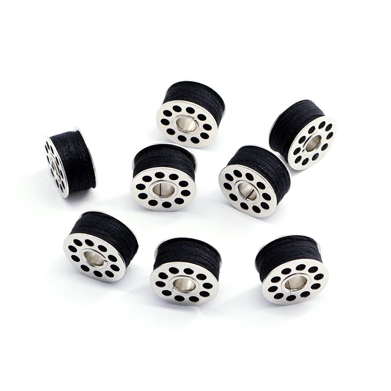 厂家批发家用缝纫机梭芯彩色绕线梭心25/36格梭心套装彩色缝纫线详情9
