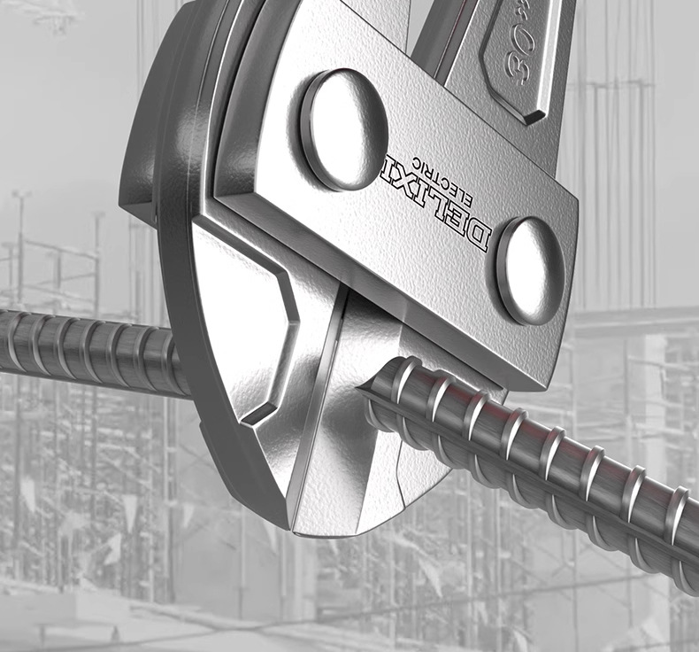 德力西电气断线钳重型钢筋电缆剪手动便携式钢丝铅封大力钳类工具详情7