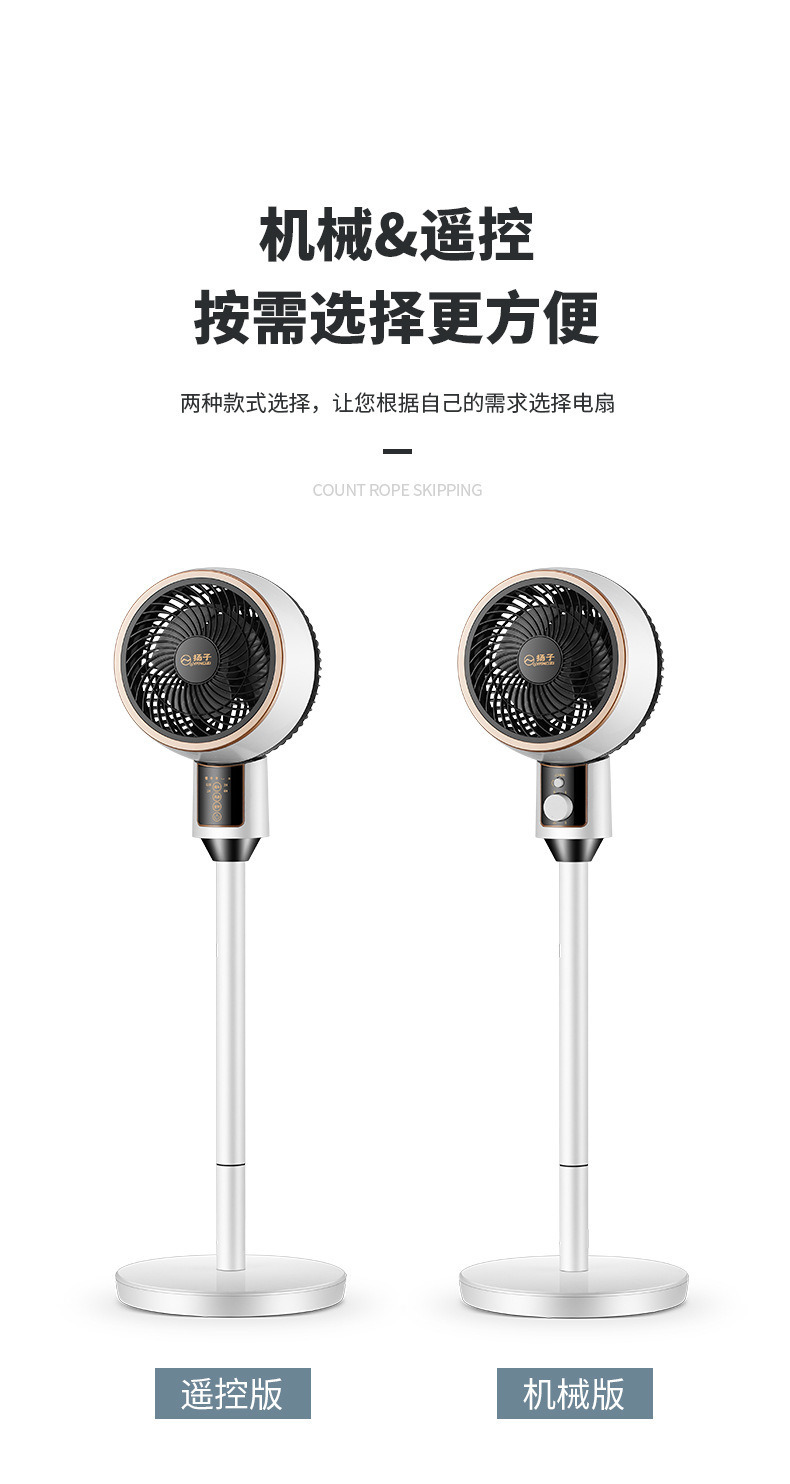 骆驼电风扇落地式遥控语音款循环扇定时家用立式落地扇空气循环扇详情21