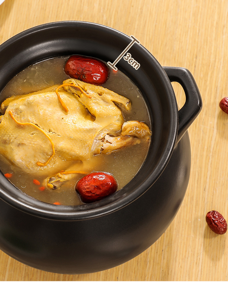 Carefully selected commercial high-temperature resistant large-capacity ceramic soup POTS, Chinese herbal stew POTS, clay pot POTS, household gas stoves, and clay pot wholesale pic 15