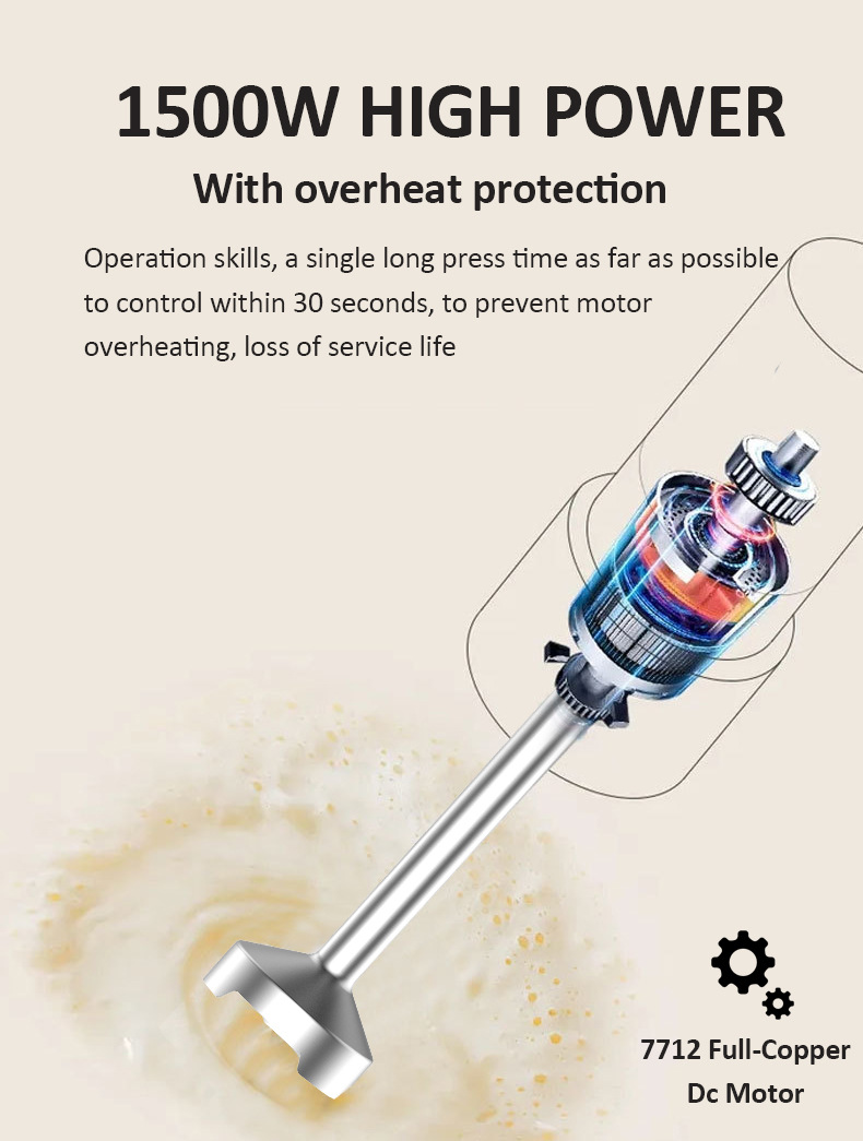 Foreign trade SOKANY02020 BLENDER Bar, Multi-functional Food processor, Juicer, Shredding Bar, HAND BLENDER pic 8