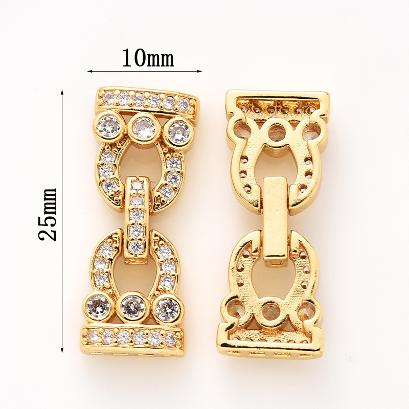 Zhuji pearl necklace buckle 8-shaped buckle, handcrafted end buckle, connecting buckle, mother-and-child buckle, sweater chain, universal buckle, DIY accessories pic 20