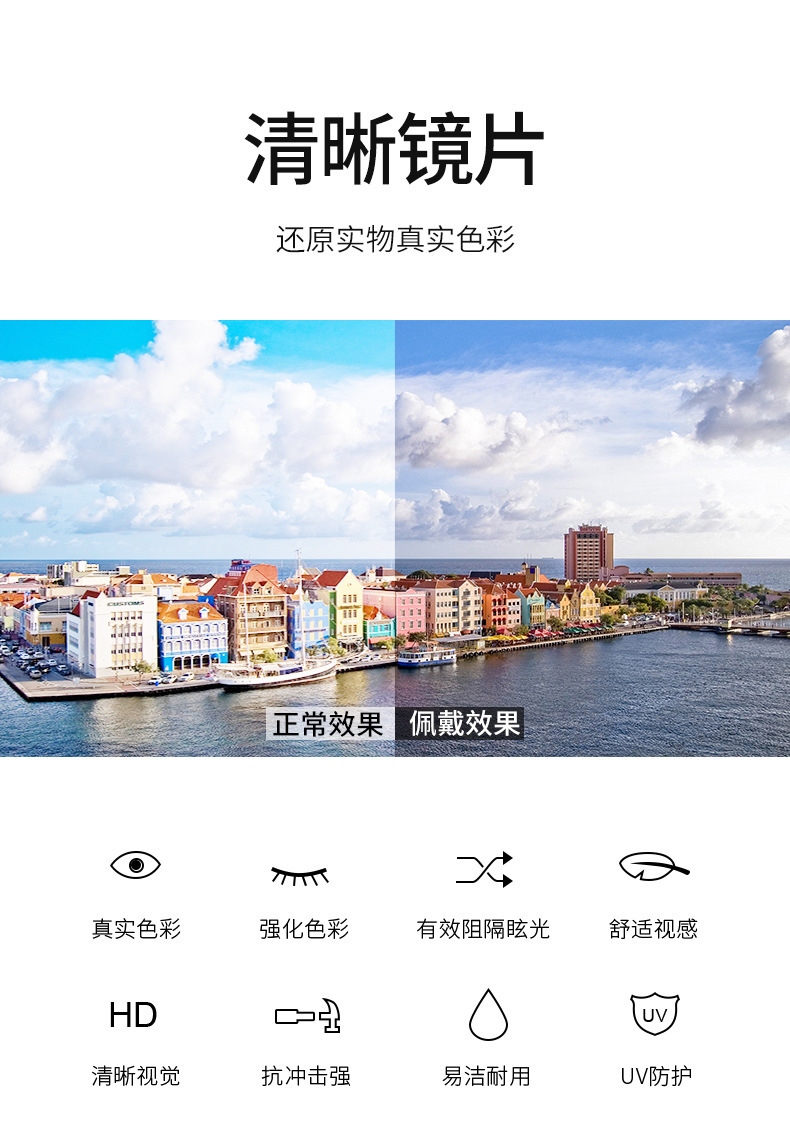 gm墨镜女高级感夏防紫外线高级感2025新款男开车太阳眼镜防晒圆脸详情4