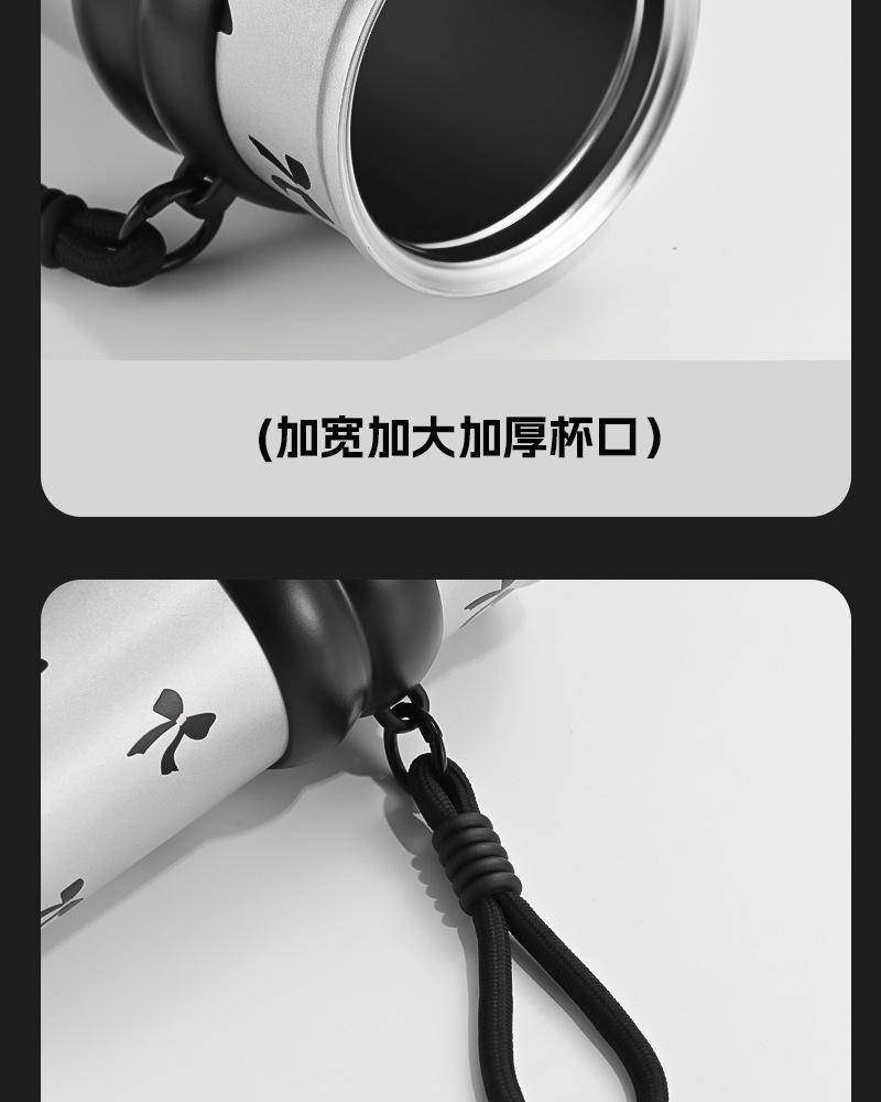 熊猫巨无霸吸管保温杯大容量女士高颜值时尚外出携带车载超火水杯详情17
