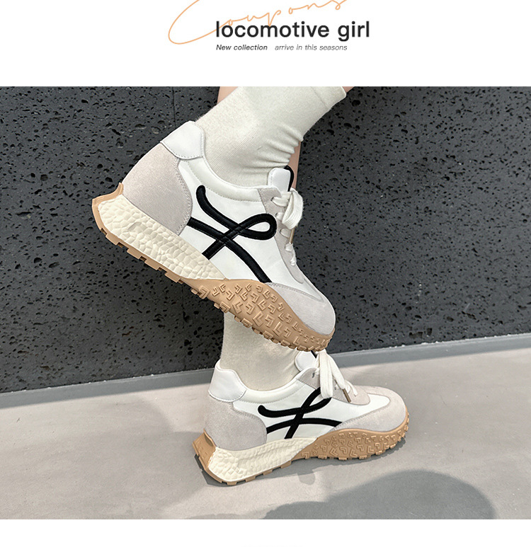 真皮~7CM内增高德训鞋女鞋夏厚底小个子复古休闲运动鞋老爹鞋详情28