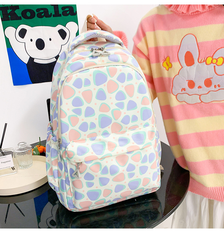 Wholesale of lightweight schoolbags for girls in primary and secondary schools, large-capacity bags for students in grades 3 to 6 on campus, and backpacks for girls pic 32
