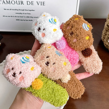 彩虹编织儿童头绳发圈扎头发可爱卡通公仔皮筋diy发饰皮套女批发详情9