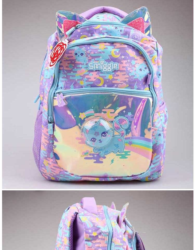 Australia smiggle mochila de la escuela cartoon mochila de gran capacidad mochila de los niños bolsa de ocio al aire libre bolsa de la pluma del estudiante pic 2