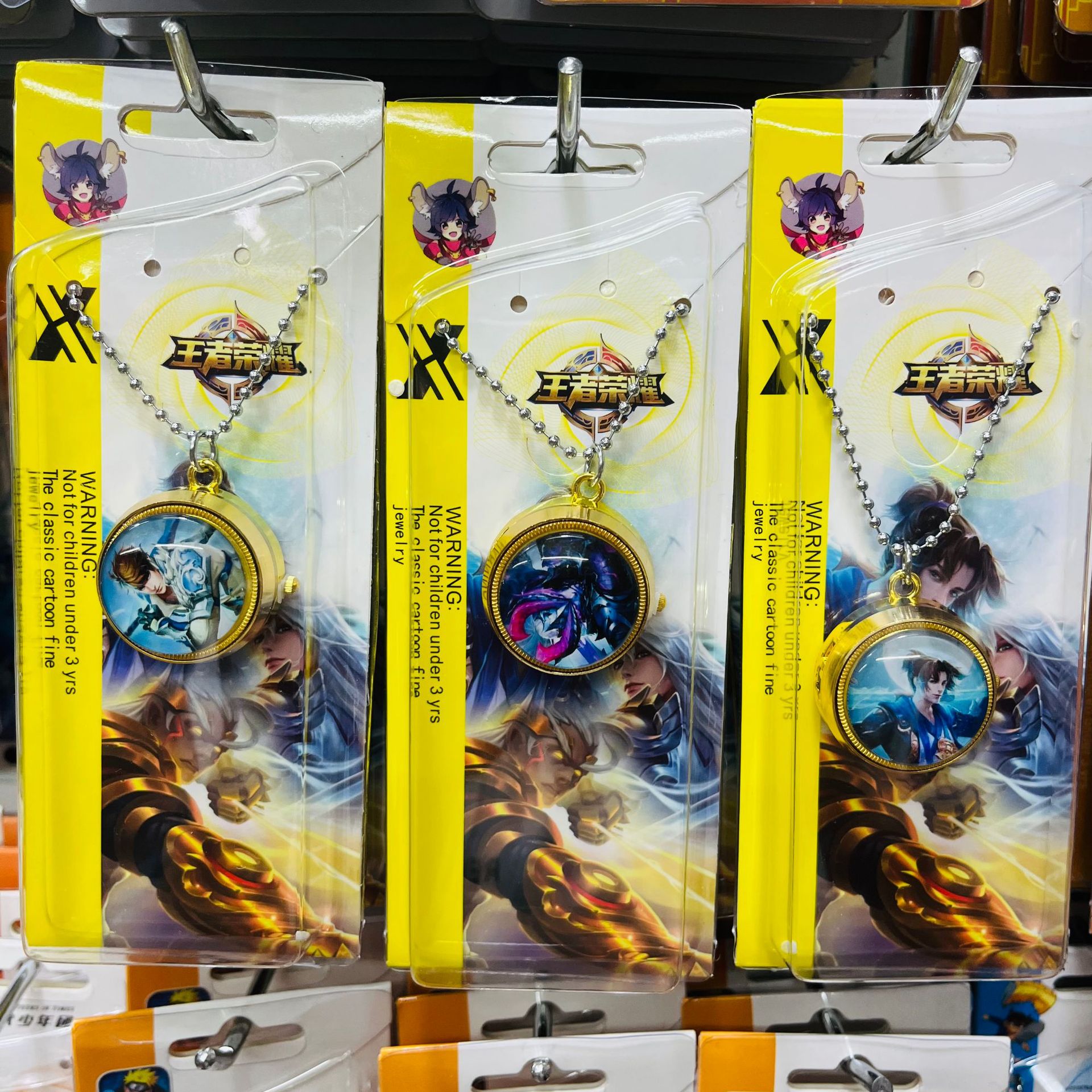 Nezha 2 movie pocket watch, cartoon top spinning hanging watch, children, students, boys and girls necklace watch, surrounding tourist attractions pic 21