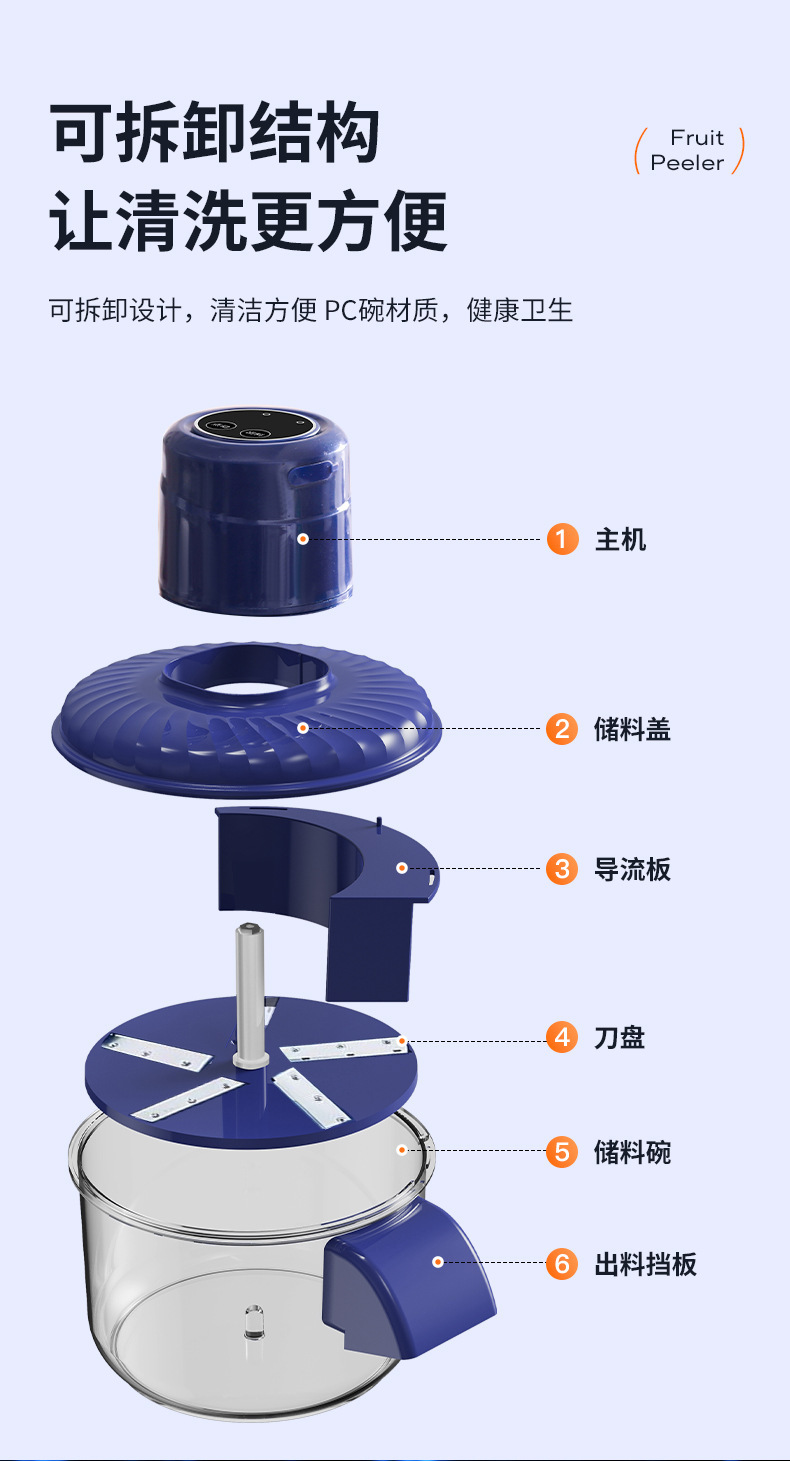 商用果蔬去皮器葡萄剥皮机电动奶茶水果店专用去皮机削皮一键去皮详情16
