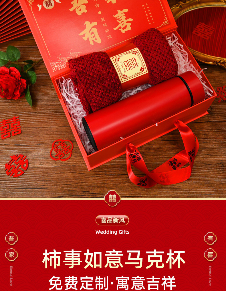 批发结婚伴手礼婚礼伴娘伴郎礼盒高档实用结婚礼物吾家有喜回礼详情16