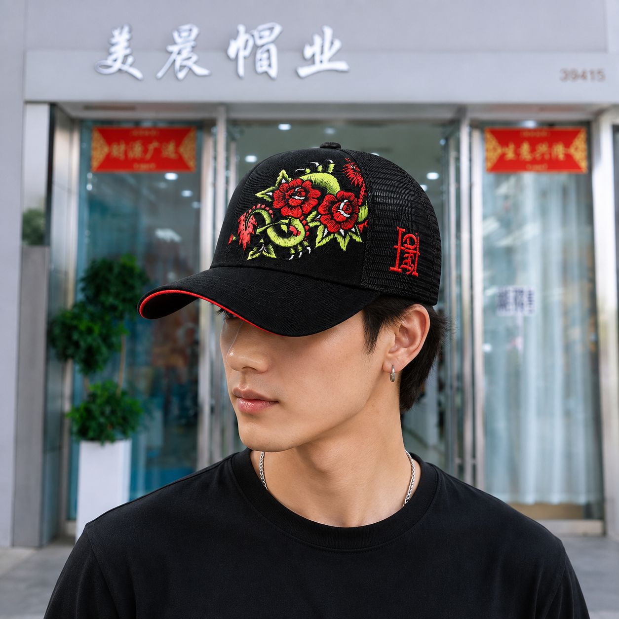 Customized baseball caps, LOGO embroidery, factory bulk production, hat printing, cross-border foreign trade export of baseball caps pic 10