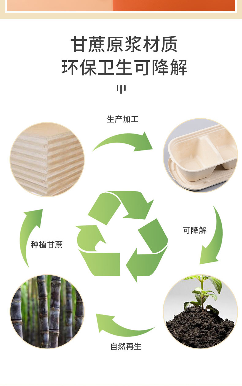 轻食沙拉麻糍红豆椰容酥条便当打包盒可降解外卖青团可颂分格详情4