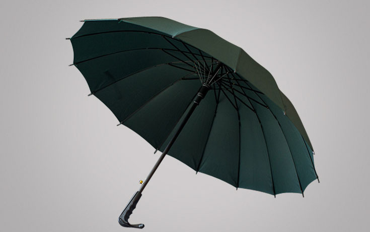 批发16K韩国创意碰击布彩虹伞长柄直杆自动雨伞广告伞可做LOGO详情10