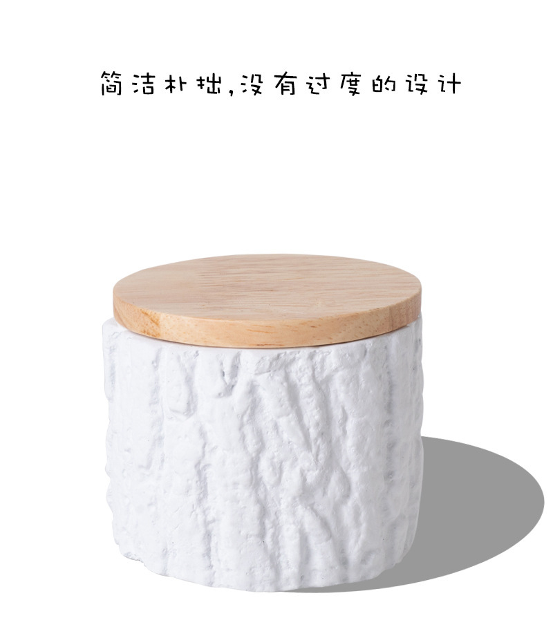 爱宠骨灰罐陶瓷六款颜色木质盖子树皮纹理宠物殡葬用品宠物骨灰盒殡葬纪念品详情13