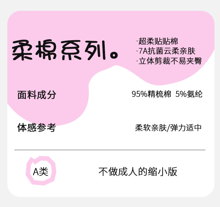 【四条装】精梳棉儿童内裤女童平角四角短裤抗菌小女孩中大童批发详情2