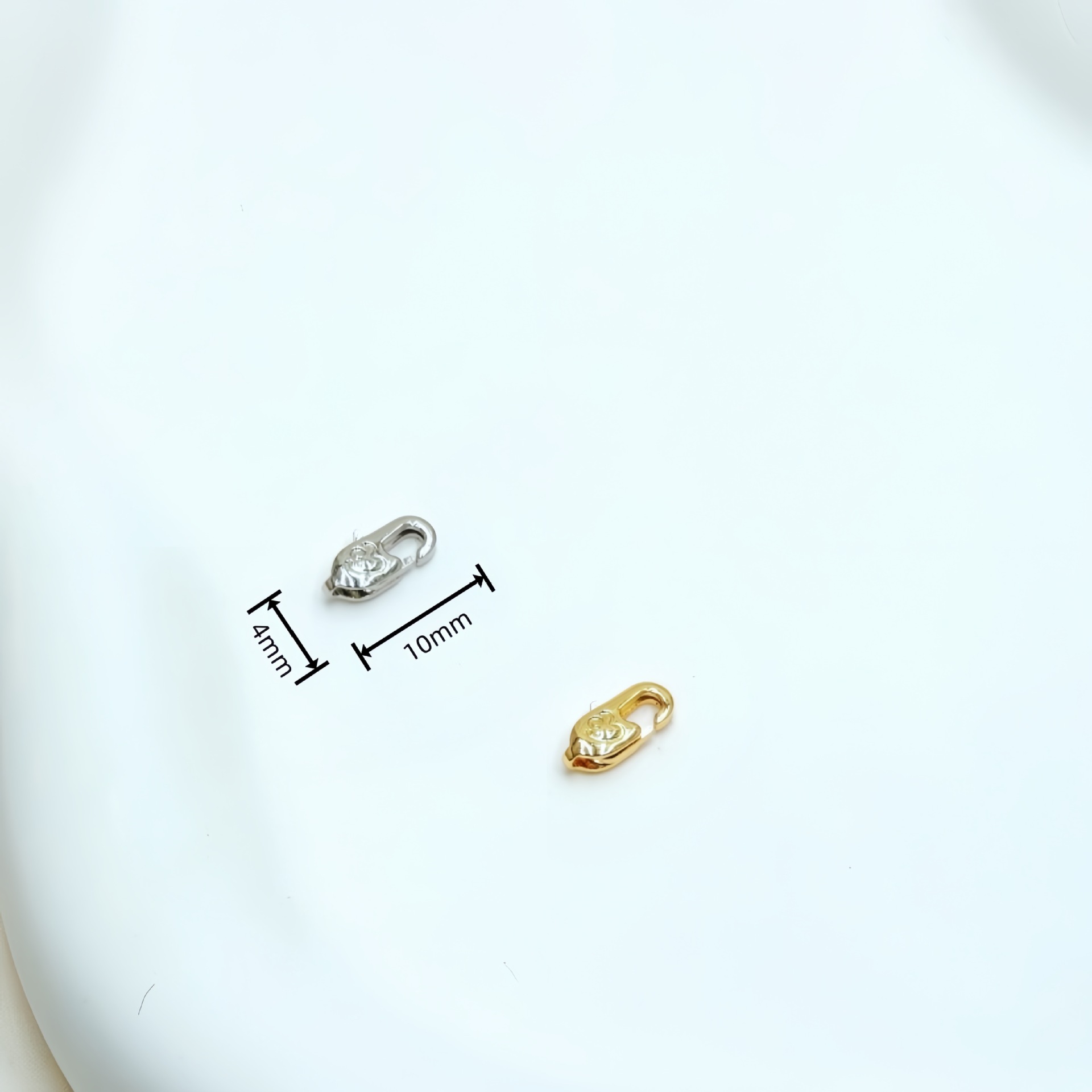 diy铜镀18K真金手工异型龙虾扣饰品配件批发 保色万能扣串珠手链详情30