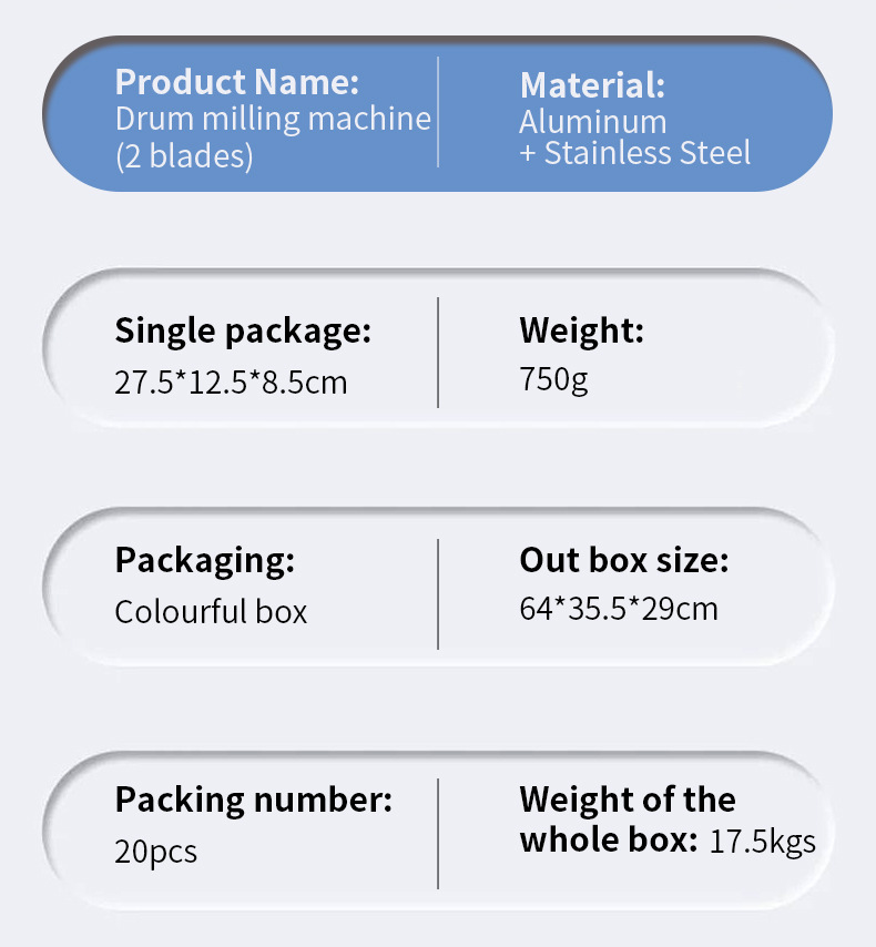 Cross-border Amazon hand-cranked peanut grinder, cheese shred, nut grinder, multi-functional drum grinder pic 15