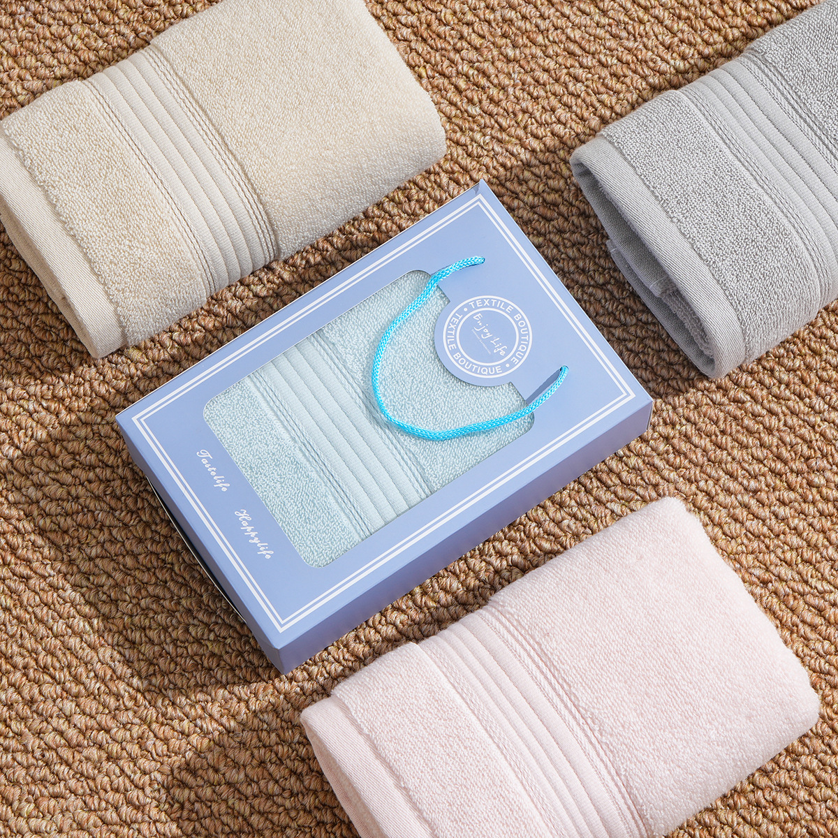 Gaoyang Towel 100, 100% cotton, Class a antibacterial, absorbent, thickened face towel as a souvenir. Pure cotton, non-shedding, long-staple cotton pic 13