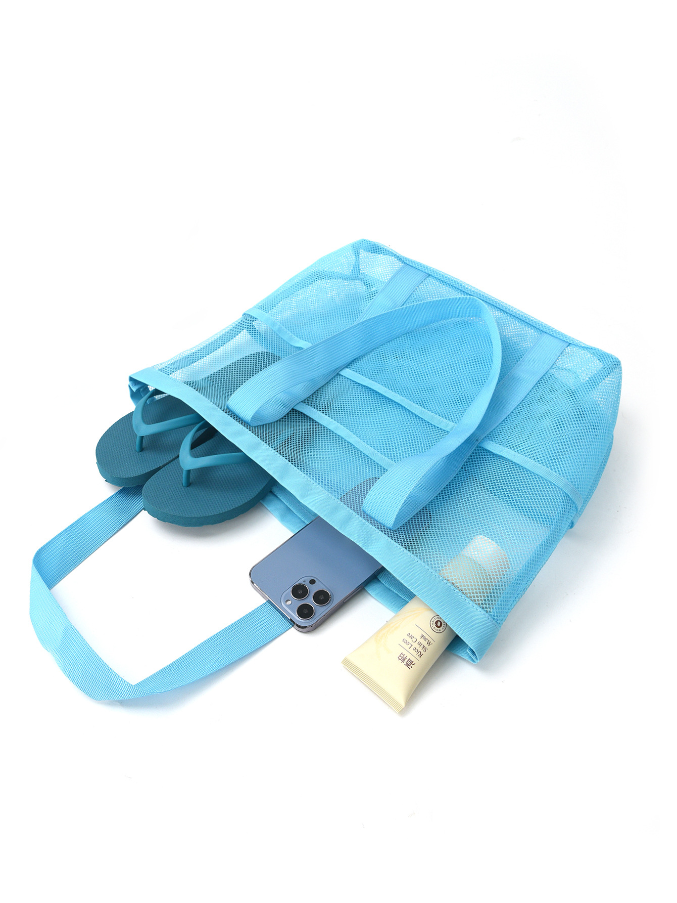 沙滩包大容量玩具网眼游泳包多功能旅行手提单肩沙滩袋泳衣收纳包详情23