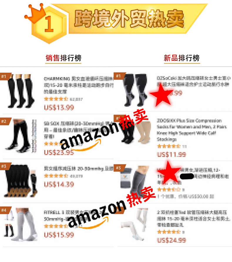 Wholesale of carefully selected anti-slip running sports pressure socks, long calf socks, outdoor cycling and fitness special elastic socks pic 14