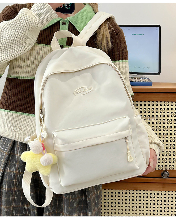 日系ins休闲校园小书包女高中大学生初中女生双肩包轻便旅游背包详情15