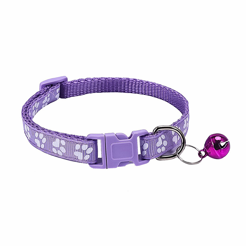 1.0 Pet footprint patch collar, dog neck collar, cat bell collar factory store, large stock available pic 11