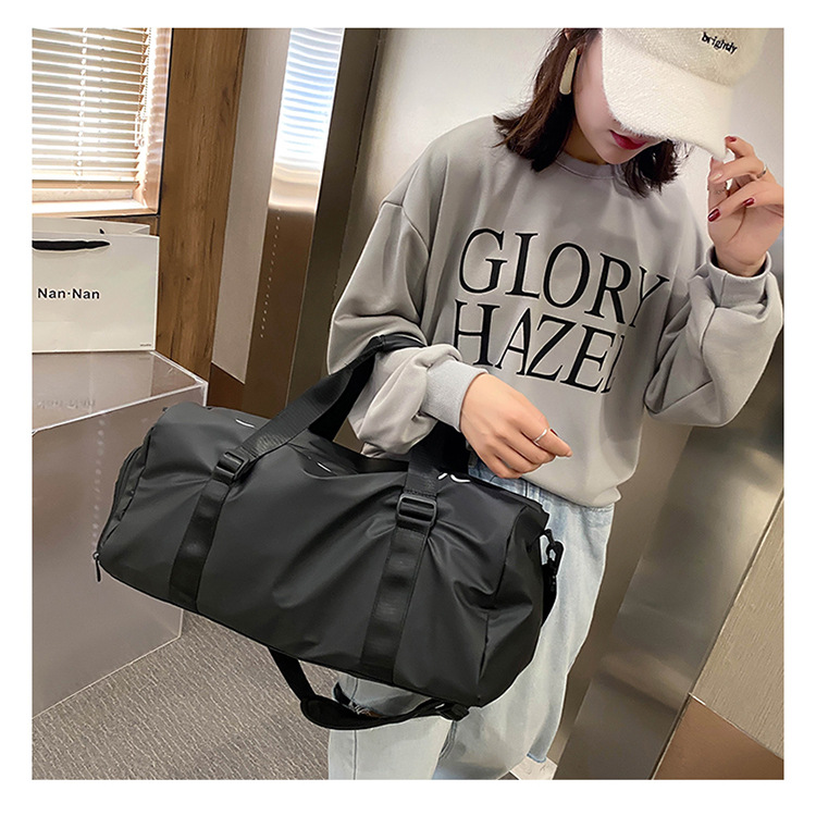 可套拉杆大容量手提旅行包通用干湿分离运动健身收纳包出差行李包详情16