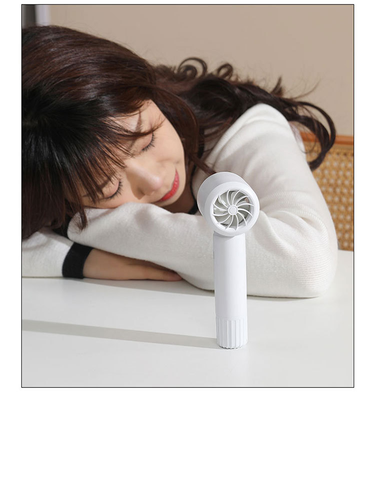 2025 New 100-speed high-speed turbine handheld fan, usb charging, mini digital display outdoor portable small fan pic 16