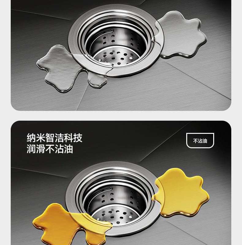 家韵纳米厨房手工小水槽单槽不锈钢洗菜盆台下盆迷你吧台岛台详情9