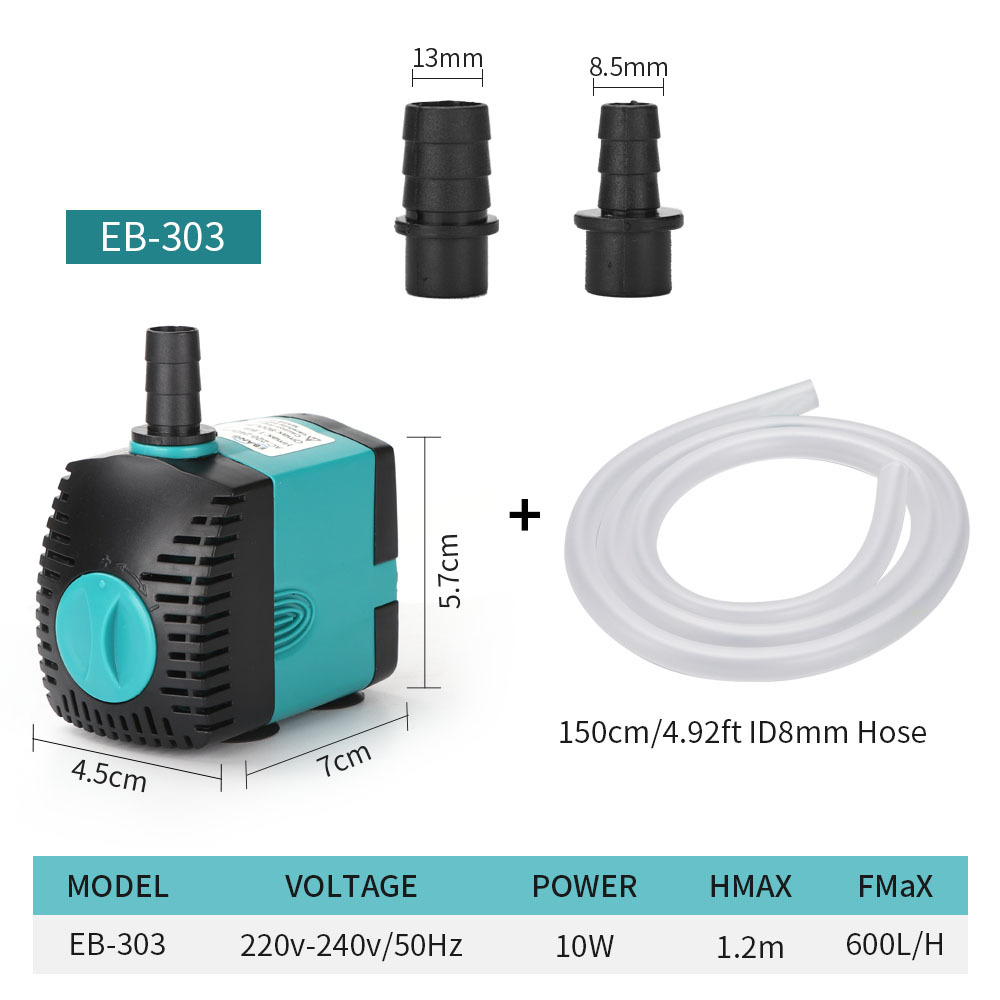 EB系列小型潜水泵鱼缸水泵水族箱水冷空调泵鱼池抽水机侧吸泵详情18