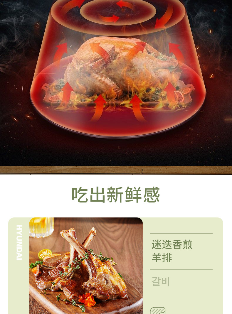 6L Air fryer, large-capacity multi-functional air electric fryer, household fully automatic integrated machine, square, oil-free M pic 7