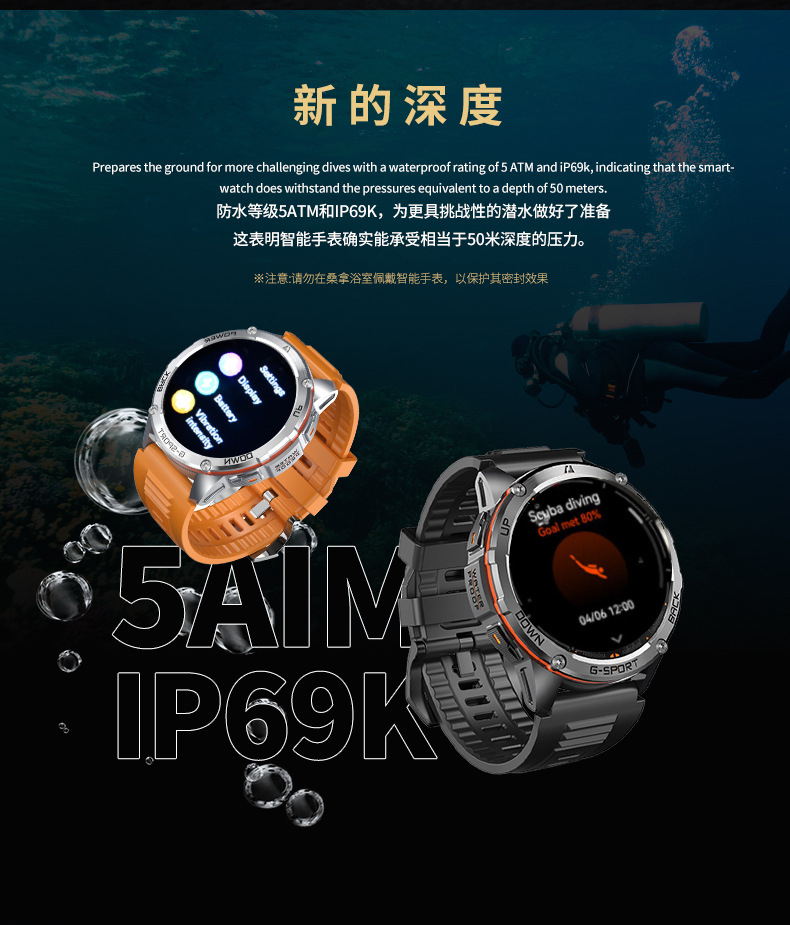 W30亚马逊畅销GPS智能手表健康心率监测防水蓝牙通话手环加工生产详情10