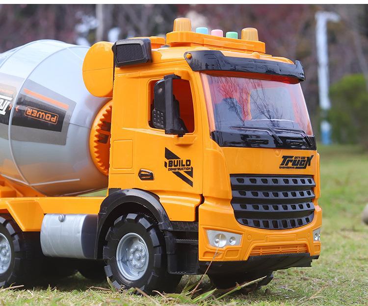 超大翻斗车搅拌车大卡车工程车男孩水泥车汽车自卸车儿童男童玩具详情18