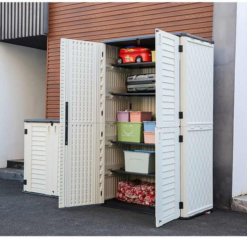 阳台柜储物柜子防晒防雨花园置物柜室外户外家用大容量杂物收纳柜详情16