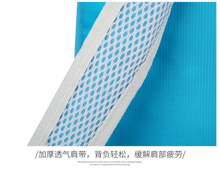 Wholesale of new cross-border outdoor folding bags with logo printing, hiking bags, water-resistant backpacks, and backpacks pic 34