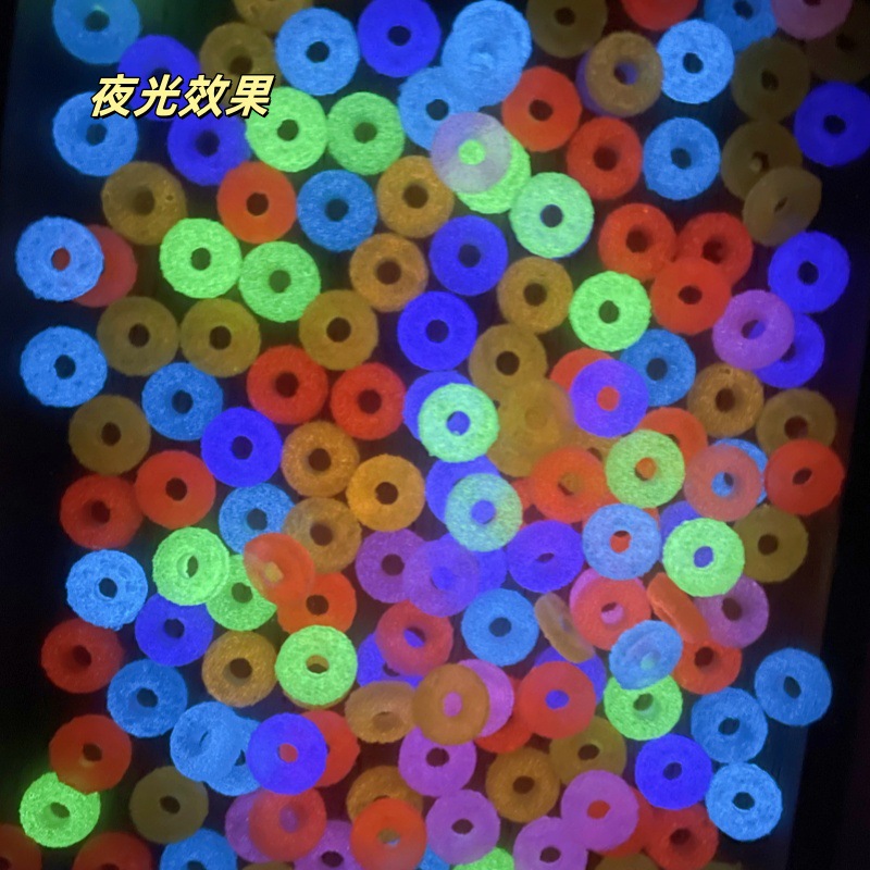 Small-sized sugar doughnut resin simulation doughnut, luminous wearable armor handmade, ball filling, ear stud handmade pic 4