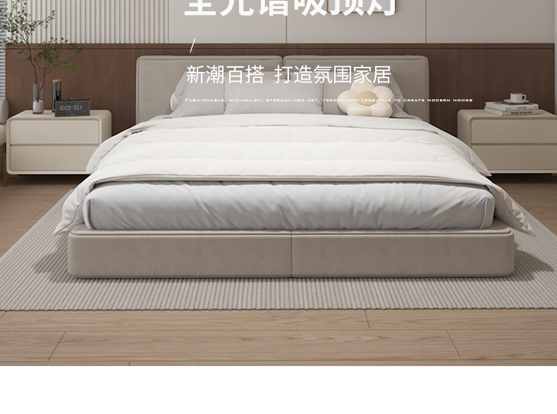 Full-spectrum eye-protecting, high-end, modern, simple and elegant bedroom room main light, balcony led ceiling light, Zhongshan lighting fixtures pic 8