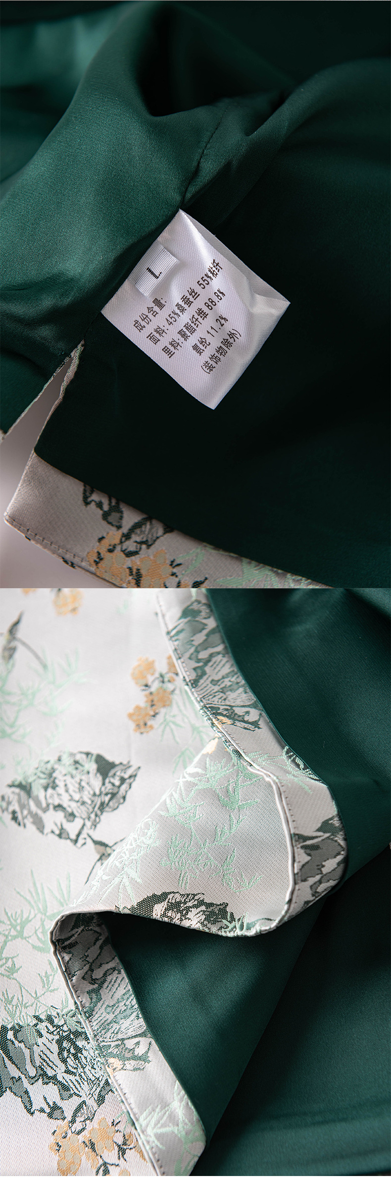 New Chinese-style blue vest for women, a young sleeveless waistcoat with a traditional Chinese style. It is a thin spring and autumn outerwear made of silk or mulberry silk pic 9