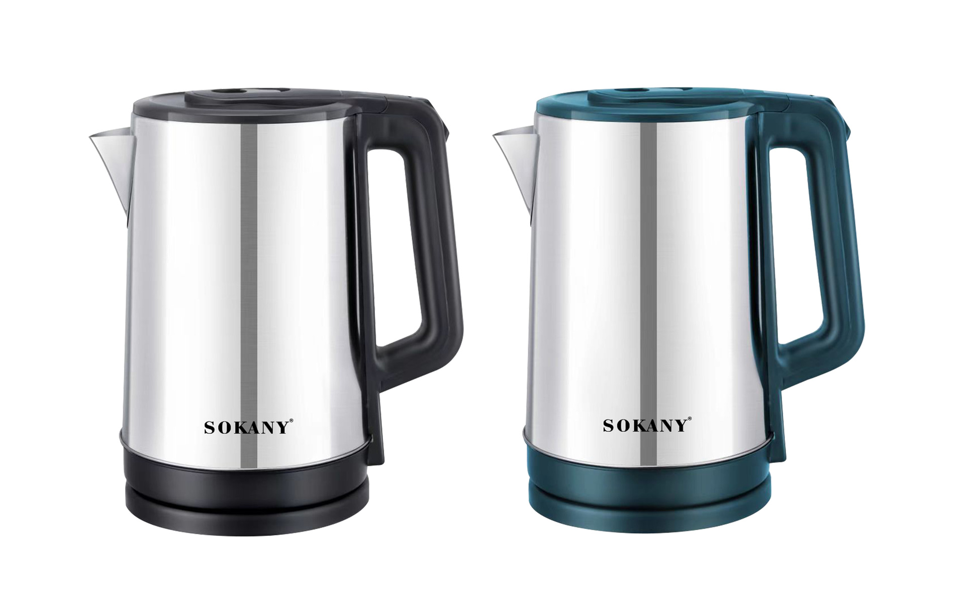 Foreign trade SOKANY1060 Electric KETTLE, 3L boiling kettle, household automatic power-off stainless steel kettle pic 4