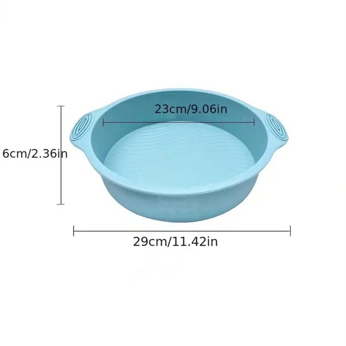 烘焙工具大号硅胶圆形戚风蛋糕模具甜甜圈模具DIY烘焙烤盘批发详情2