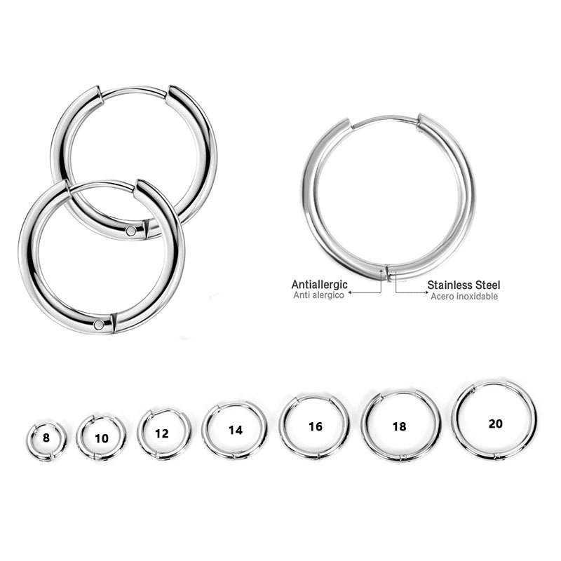 欧美钛钢不掉色耳扣女夏季简约不锈钢个性百搭耳饰冷淡风网红耳环详情13