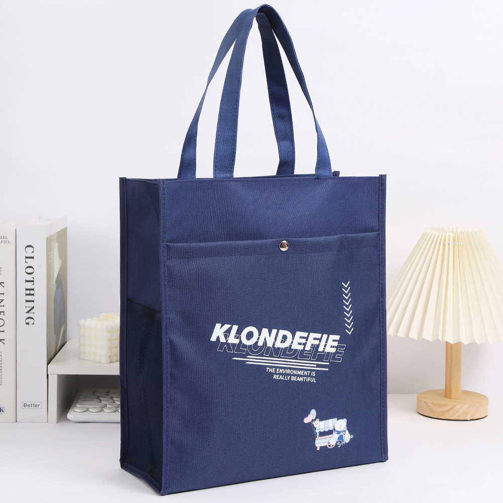 手提袋小中学生牛津布袋补课袋美术袋补课包手拎袋单肩包卡通印花详情10