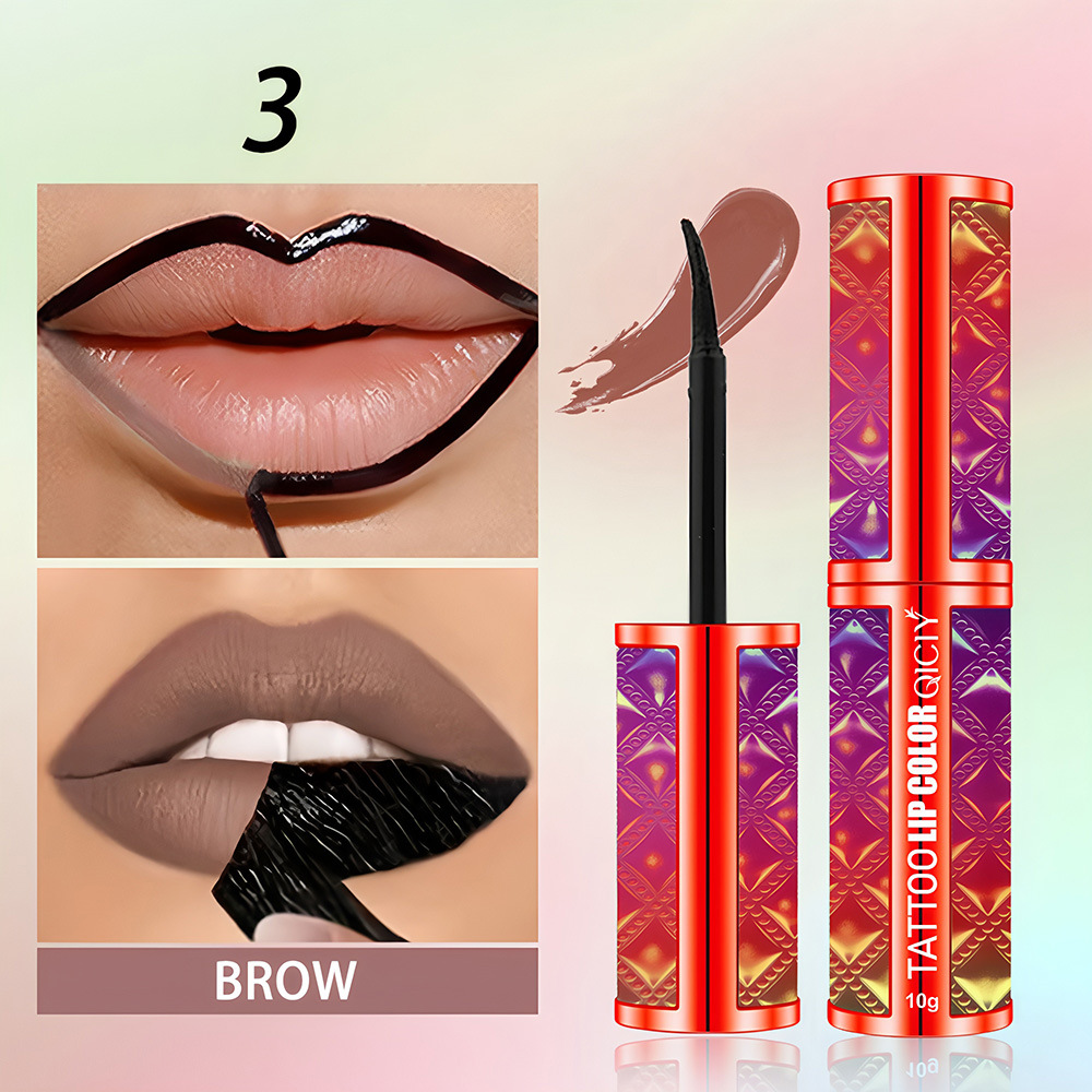 【 Cross-border Exclusive 】 Wholesale of QICIY 4-color peel-off lip Gloss and non-smudging peel-off lip gloss and lip gloss pic 12